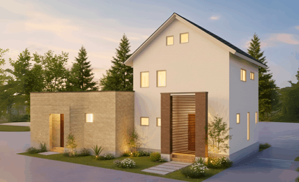 家族4人で広々と暮らせる北欧系のお家！（32坪）-中標津-