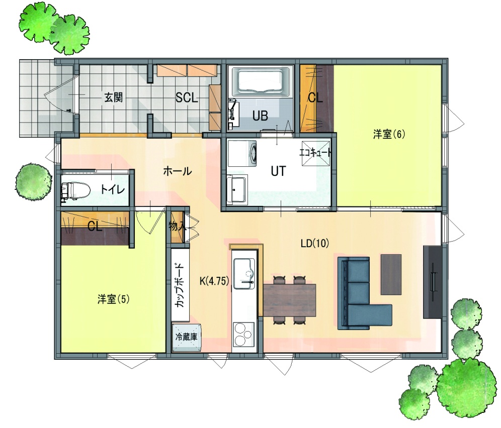近藤工務店|中標津・釧路で高性能な新築注文住宅を取り扱う工務店の【釧路市 鳥取北5丁目】スタイリッシュな平屋モデルを建築中! 収納充実で快適を叶える暮らし✨のギャラリー